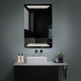 Specchio LED Verticale | Controllo tramite interruttore a muro | Luce bianca neutra - Reyze Serie Salono Modello 7